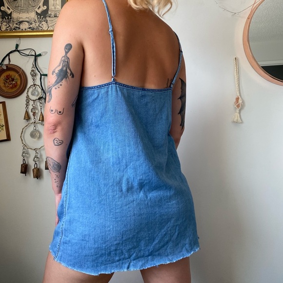 Wildfred denim slip dress - Picture 5 of 14